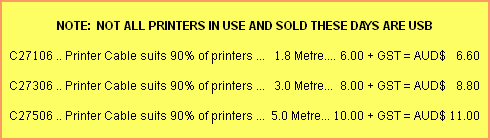 C27106 to C27506 18 wire Printer cable prices