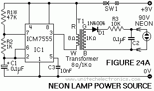 NE-555 NEON LAMP DRIVER