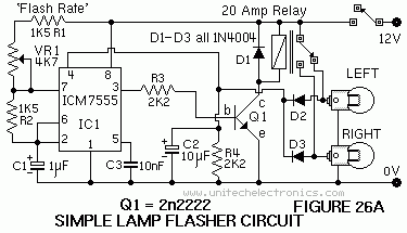 NE-555 Simple Globe Flasher