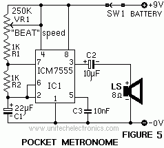 Adjustable Pocket Metronome