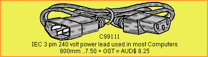 C99111-IEC Power Cable pricing