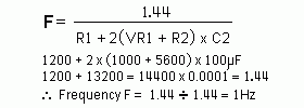 NE-555 1Kz calculations